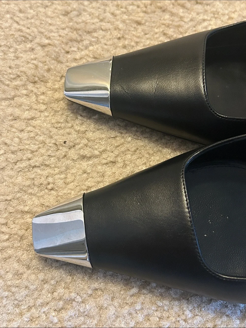 Saint Lauren black slingback pump 37 - Picture 4 of 5